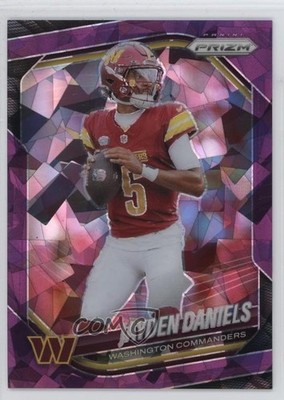 2025 Panini Prizm Purple Ice Prizm 132/225 Jayden Daniels #278 7fj