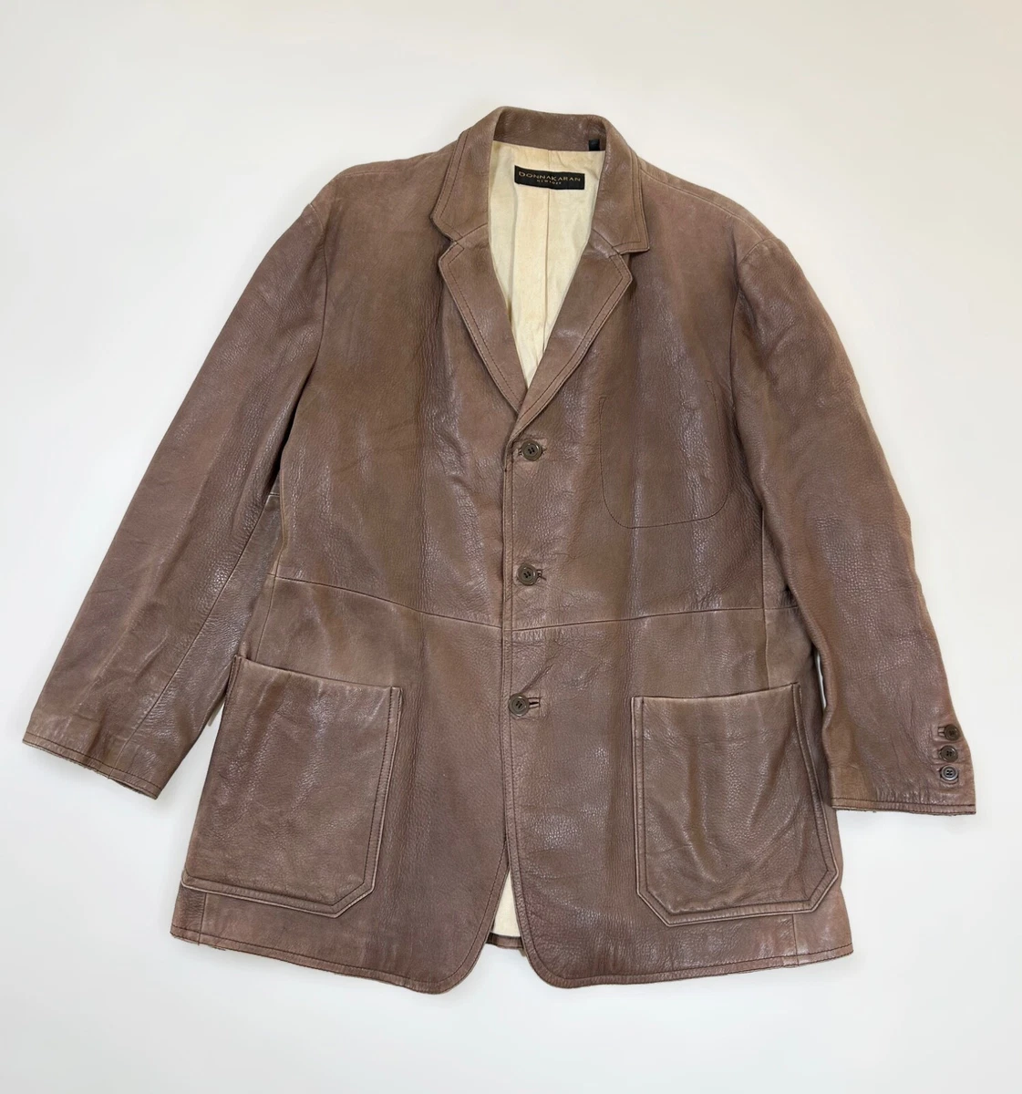 Donna Karan Leather Outer Shell Coats, Jackets & Vests for Men for