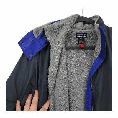 Patagonia Kids sz 12 Fleece Lining Detachable Hooded Zipper