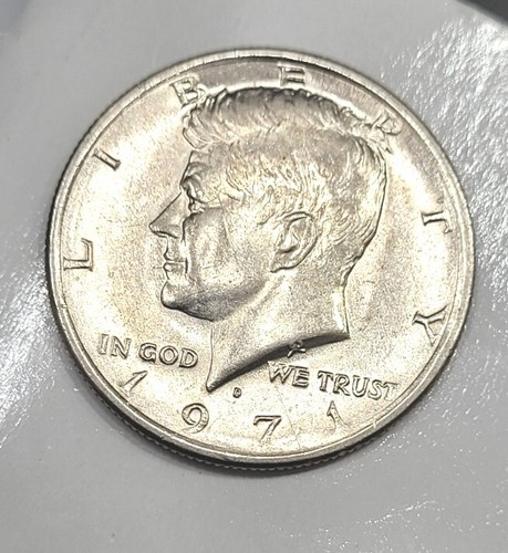 1971-D Kennedy Half Dollar-Double Die Obverse - 第 5/16 張圖片