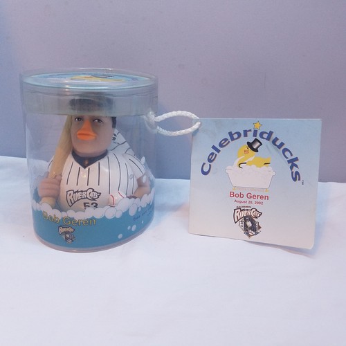 Celebriducks Rubber Duck - Bob Green River Cats Baseball Player - NEW in Package - Picture 1 of 4