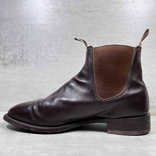 RM Williams Comfort Craftsman Leather Chelsea Boots - Men's Size UK 11 / US 12 - Picture 6 of 13
