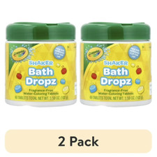 Crayola Bath Dropz 3.59 oz 60 Tablets Pack of 2 