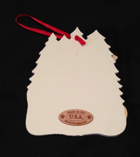 Afghan Hound Fawn Dog Wooden Ornament Made in USA New - Picture 2 of 3