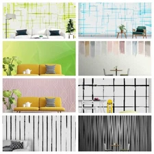 3D Abstract Line Color Self-adhesive Wallpaper Removable Wallpaper Wall Mural