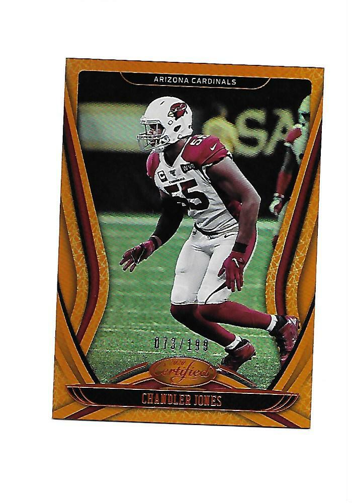 2020 PANINI CERTIFIED Mirror Orange #40 CHANDLER JONES  (Cardinals) #073/199