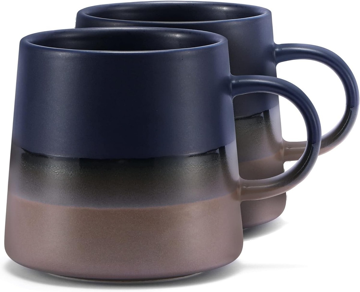Java Coffee Cups Set of 2 Stylish Design, Perfect for Couples, Gift-worthy,  12oz | eBay