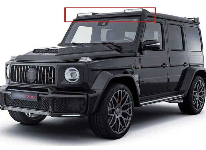 G63 Front Roof Spoiler Led W463 1990-2018 G500 G550 Brabus New Parts
