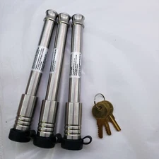 61652 | 3 PK Mix, Stainless Hitch Locks (Fit: BulletProof Hitches | Curt Mfg.) 