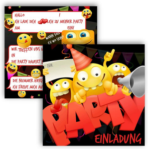 Lot De 12 Cartes D Invitation Pour Anniversaire D Enfant Smiley Cartes Ebay Lot De 12 Cartes D Invitation Pour Anniversaire D Enfant Smiley Cartes Ebay