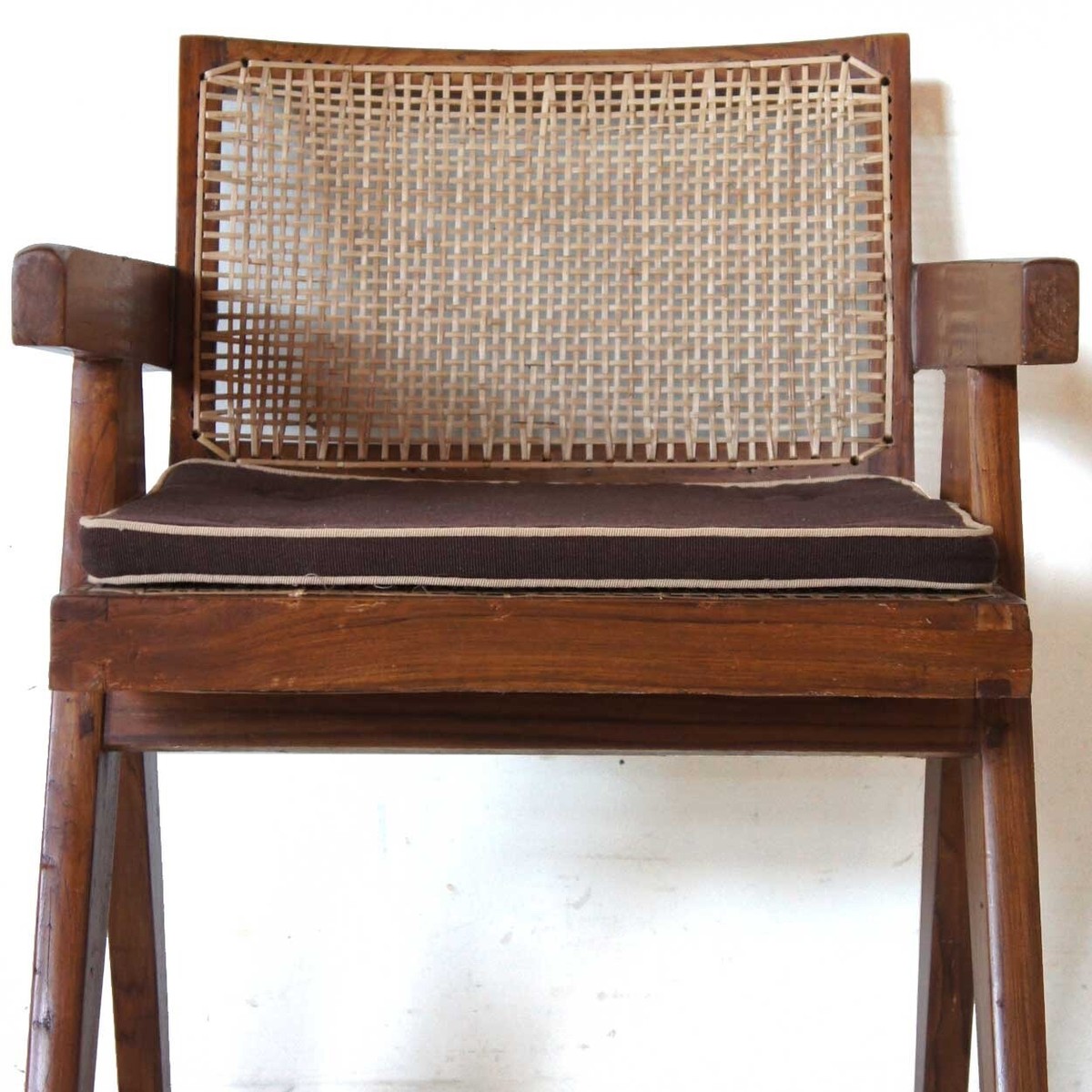 1952-56 Vintage PIERRE JEANNERET Teak Conference Chair
