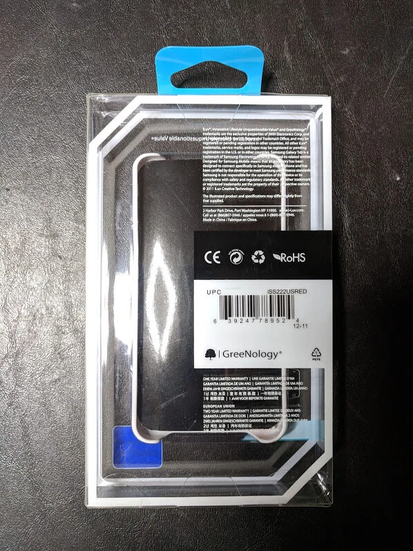 Жесткий пластиковый чехол iLuv для сотового телефона Samsung Galaxy SII S II — красный - Изображение 3 из 3