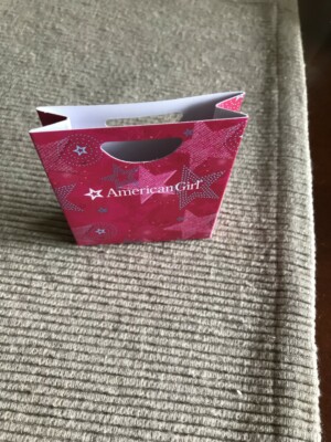 American Girl doll star logo gift shopping bag for 18'' doll fm birthday party se