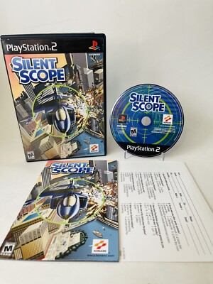 Silent Scope 1 (PS2 Sony PlayStation 2, 2000) CIB Complete MINT CONDITION!
