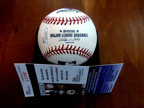 RED SCHOENDIENST HOF 89 5X WSC CARDINALS GIANTS SIGNED AUTO OML BASEBALL JSA - Picture 2 of 3