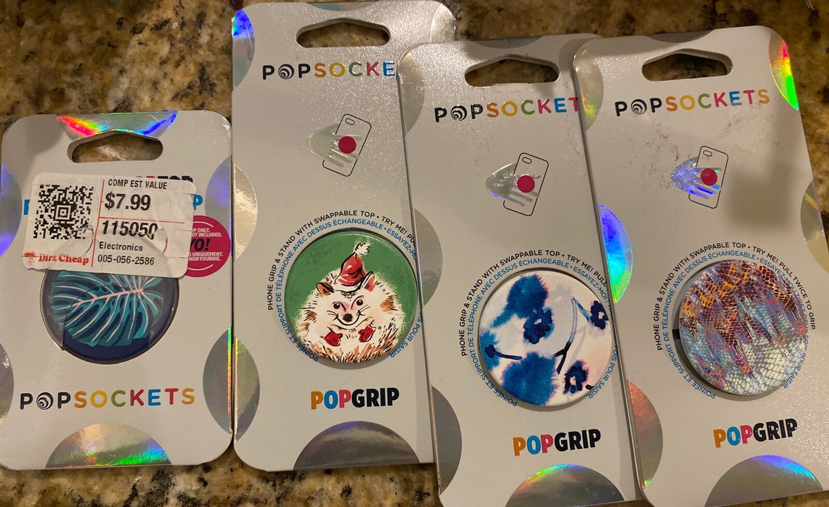 PopSockets Phone Grip PopGrip and Stand with Swappable