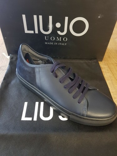 Scarpa Uomo Sneaker Liu Jo Pelle BluScuro 43 Scarpa Da Ginnastica  SportivoCasual | eBay