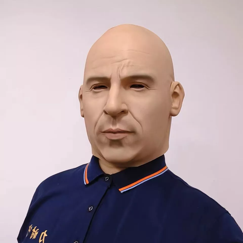 Masquerade Halloween Latex Vin Diesel Head Mask Carnival Party Cosplay Costumes - 第 2/6 張圖片