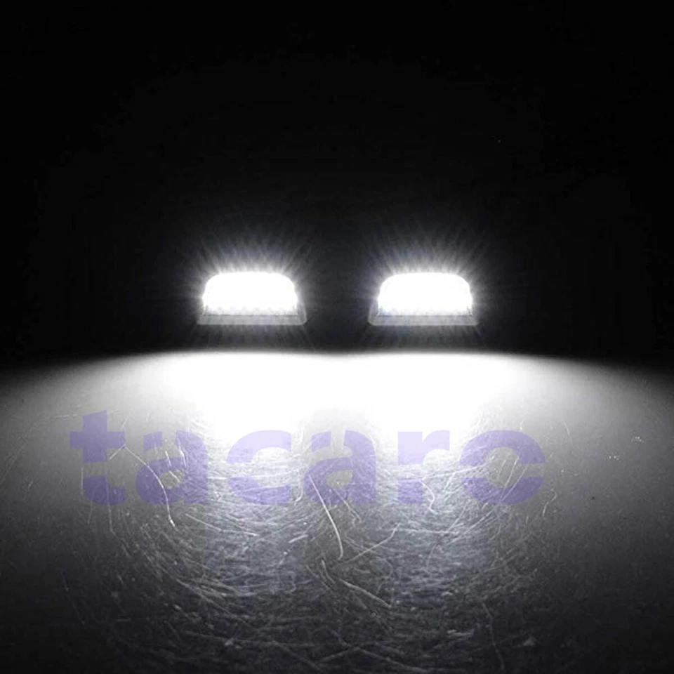 Kit de luces de matrícula de 2 piezas para camioneta Chevy GMC 99-14 Silverado Sierra Foto 4 de 4