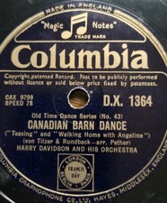 Harry Davidson Orch. "London Tango" stary seria tańca Columbia 78rpm 12"