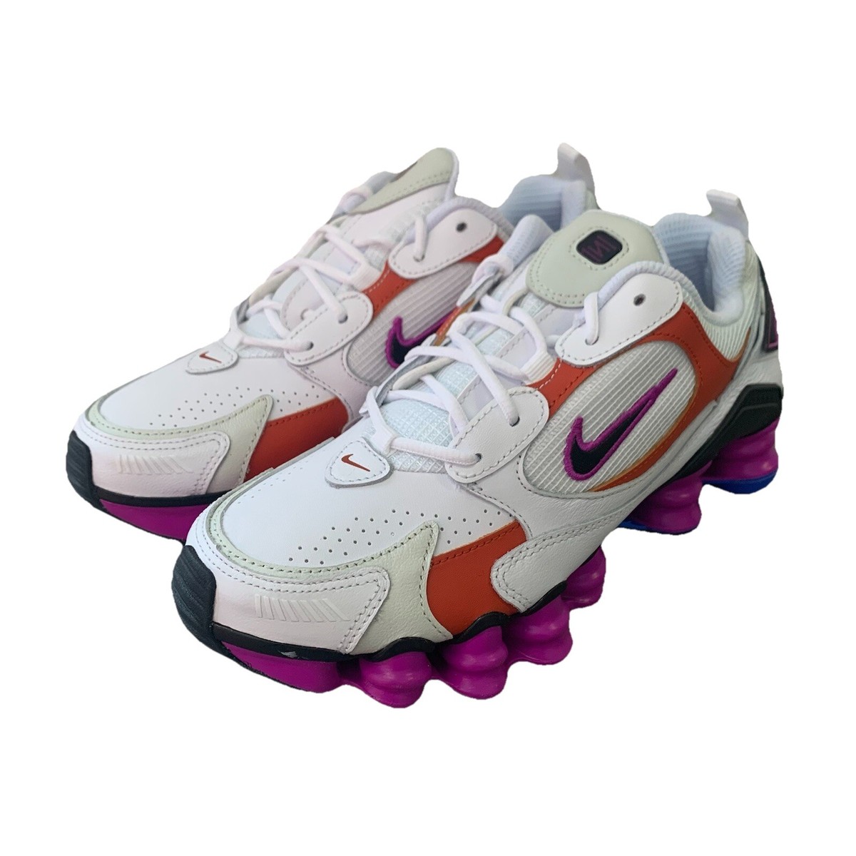 Nike Shox TL Nova White Hyper Violet Athletic Shoes Womens Nike Shox TL Nova White Hyper Violet Athletic Shoes Womens
