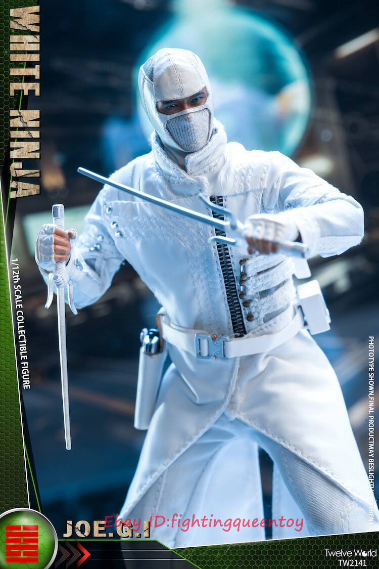 その他 TWTOYS 1/12 White Ninja TWTOYS TW2141 Snake Eyes White Ninja 1/12 Action Figure