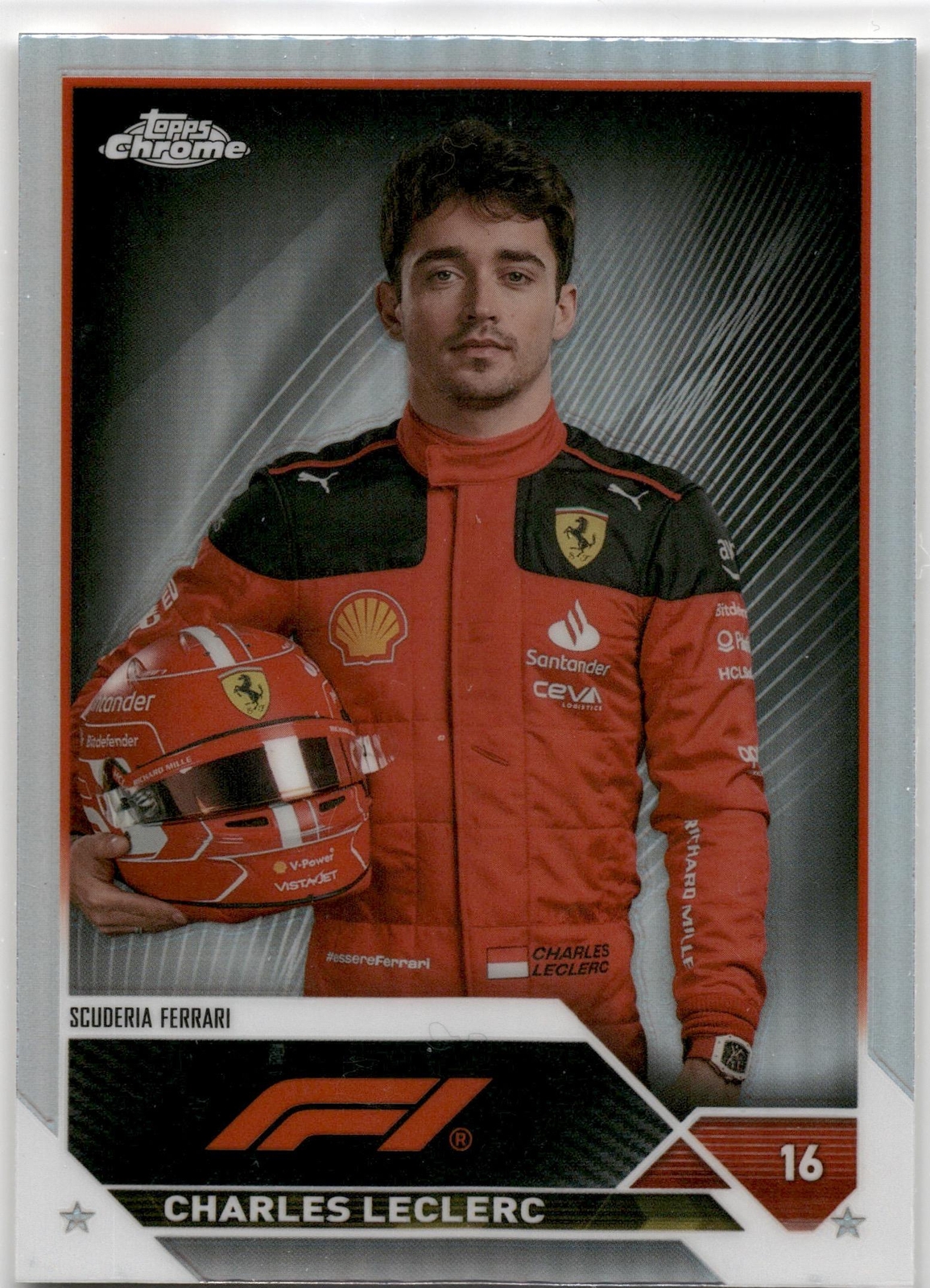 2023 Topps Chrome Formula 1 Charles Leclerc #5 Refractor