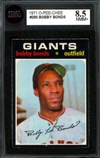 1971 TOPPS OPC O PEE CHEE MLB BASEBALL #295 Bobby Bonds  KSA 8.5 NM-MT + GIANTS