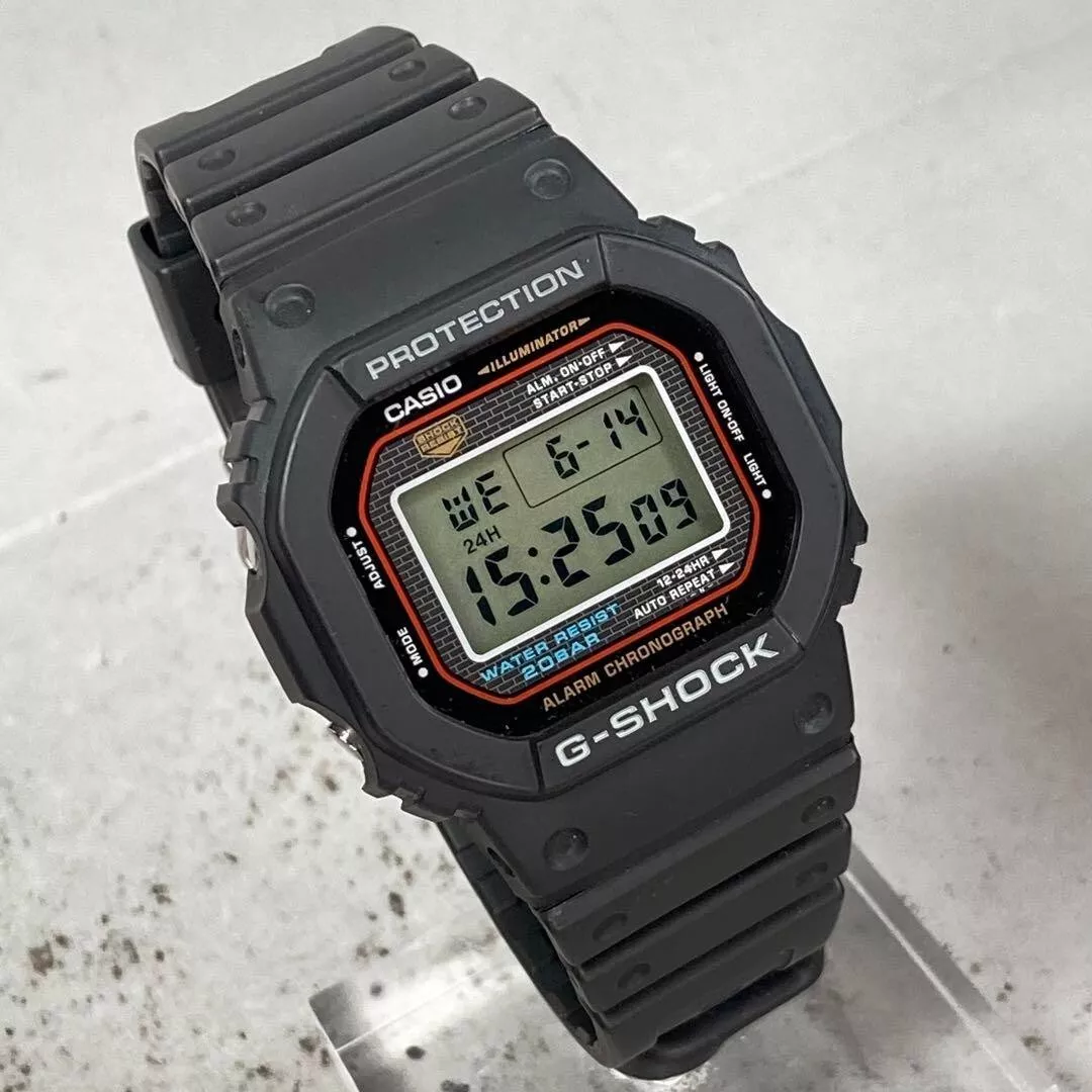 Casio DW-5000-1JF G-Shock DW-5000C Reprint Model Watch Square Black Digital