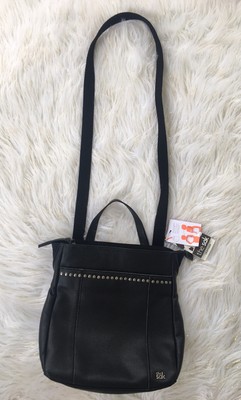 The Sak Sleek Black Leather Backpack crossbody and backpack 1000080967_109080_M1_3000_3000  main image 4