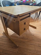 H. Sigh & Søns Mid Century Teak Adjustable Drafting Desk
