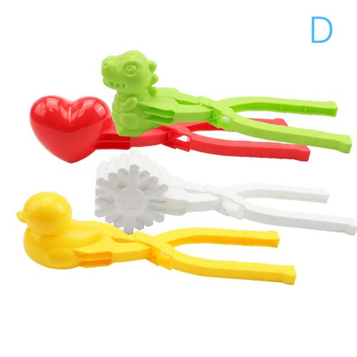 4Pcs Cartoon Snowball Maker Plastic Clip Sand Snow Ball Mold Toys for Child!SY - Imagen 15 de 16