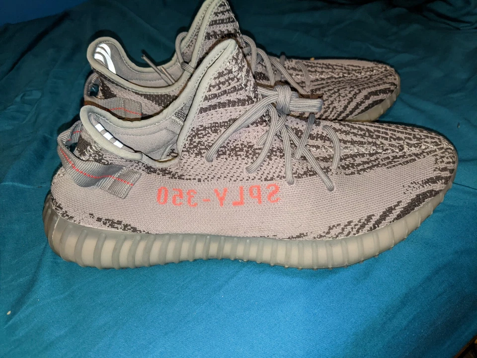 Size UK 13.5 - adidas Yeezy Boost 350 V2 Beluga Reflective 2021, photo 3 of 3