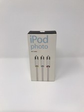 ORIGINAL APPLE IPOD PHOTO AV COMPOSITE RCA CABLE, M9765G/A