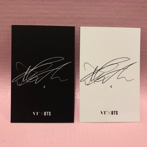 BTS x VT Official PHOTOCARD Bangtan Boys Think Your Teeth Jumbo Kit Card Select - Picture 14 of 16