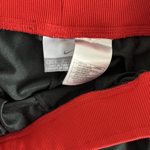 Vintage Nike Sweatpants Women Small Black Swoosh No Drawstring Track Jogger Y2K - Picture 7 of 7