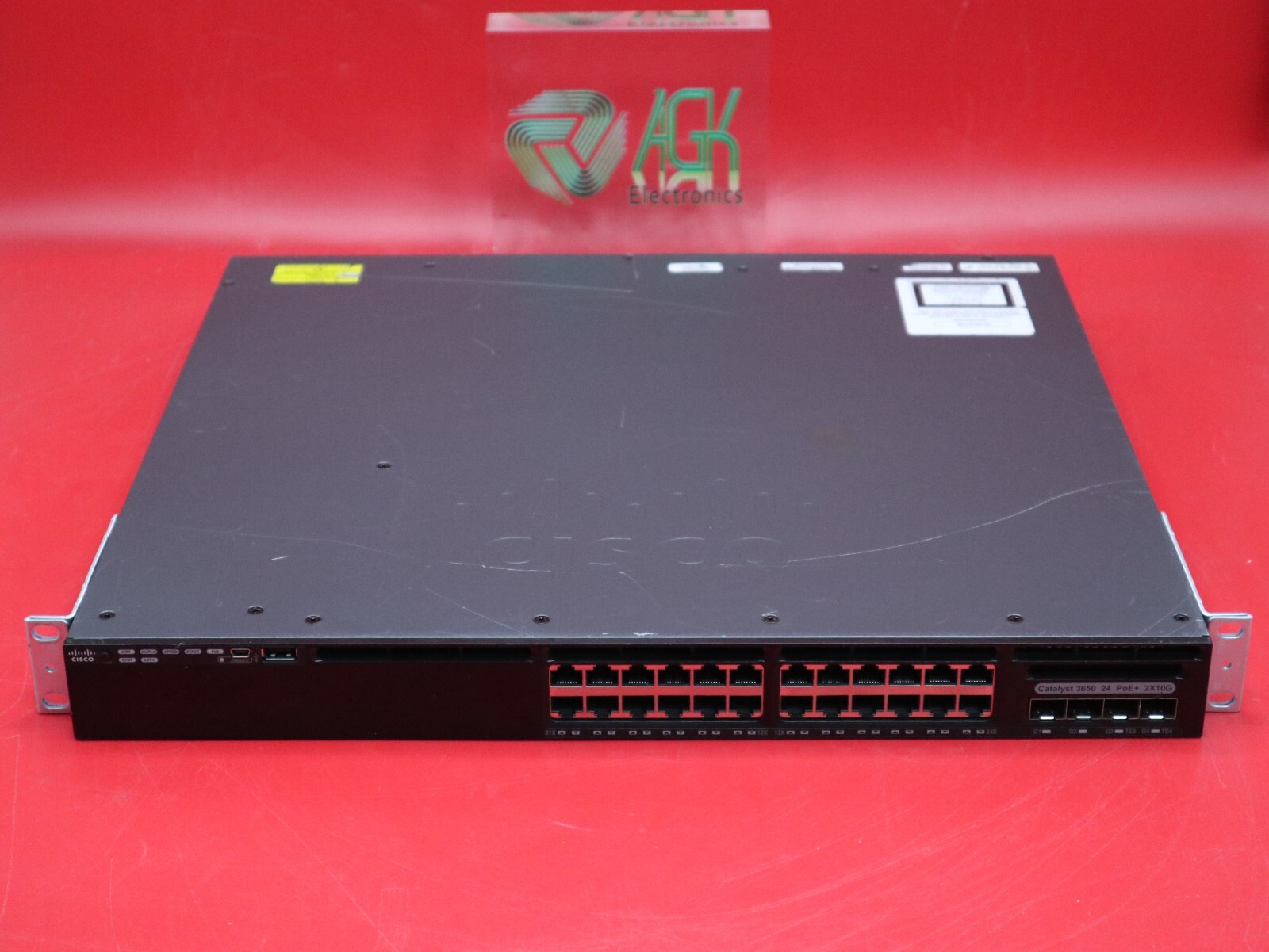Cisco Catalyst WS C3650 24PD L Switch 24 Port PoE 2x10G Uplink LAN Base cisco-catalyst-ws-c3650-24pd-l-switch-24-port-poe-2x10g-uplink-lan-base