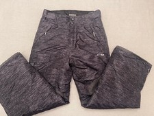 Champion Snow Pants Youth Size Medium 7/8 Adjustable Snow Pants Gray Black