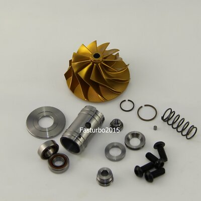 VF34 VF36 11+0 Billet Wheel + Ball Bearing Assembly Turbo Repair Rebuild Kit New