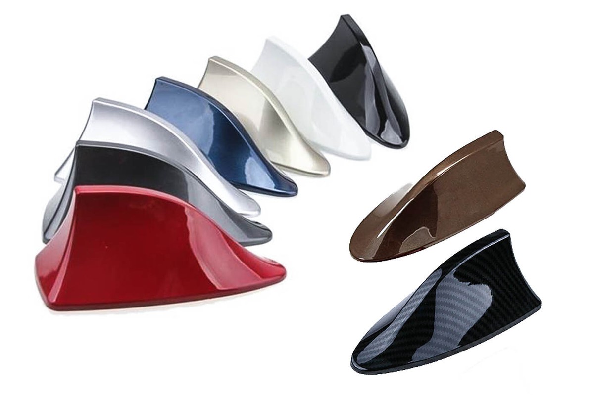 Antenna Universale A Pinna Di Squalo Per Auto - Antenna Radio FM/AM Con Base Adesiva