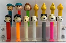 14 VTG Euro PEZ Peanuts 1 Eye Woodstock Snoopy Lucy Patty Charlie Brown 3.9 4.9