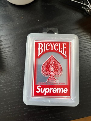Bicycle Supreme Clear Playing Cards - Red