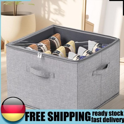 16 Grid Shoe Storage Organizer Adjustable Dividers Shoe Storage Box for Wardrobe