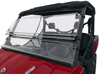 Spike Powersports D-2 Full Tilting UTV Windshield Easy Install CANAMWS3000