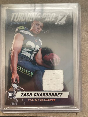 #ad 2023 Panini Zenith Turning Pro Memorabilia #TPM ZCH Zach Charbonnet MEM RC $4.99