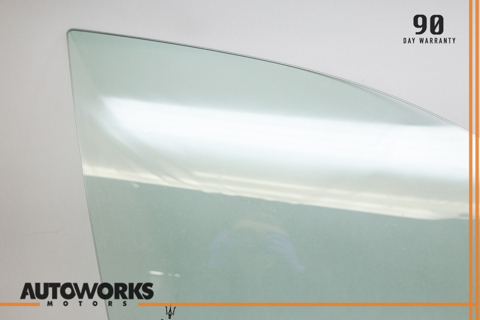 03-13 Maserati Quattroporte M139 Front Right Passenger Door Window Glass OEM