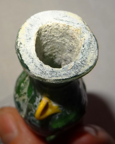 Amphorisque Glass Shape Choose Core - 600 BC Rare Cyprus Core Glass Amphoriskos - Picture 10 of 12