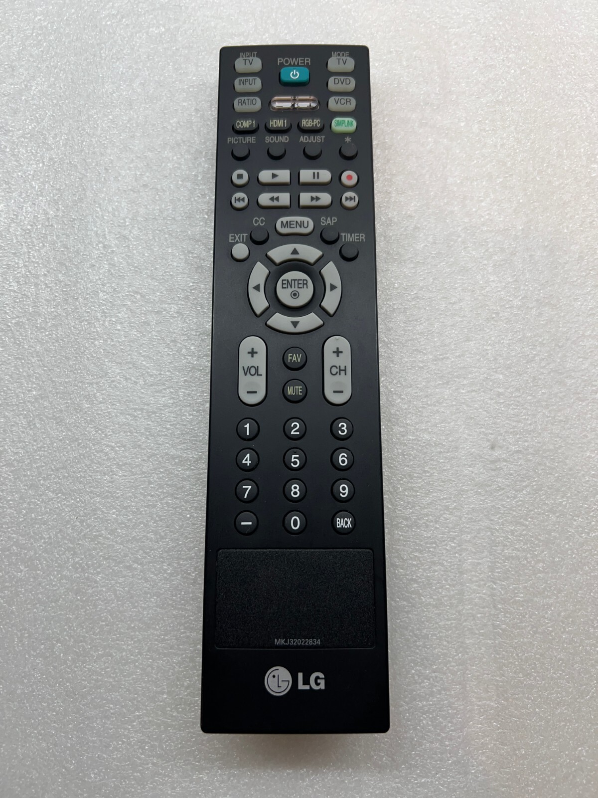LG MKJ32022834 OEM Remote Control for LG Televisions Free Shipping