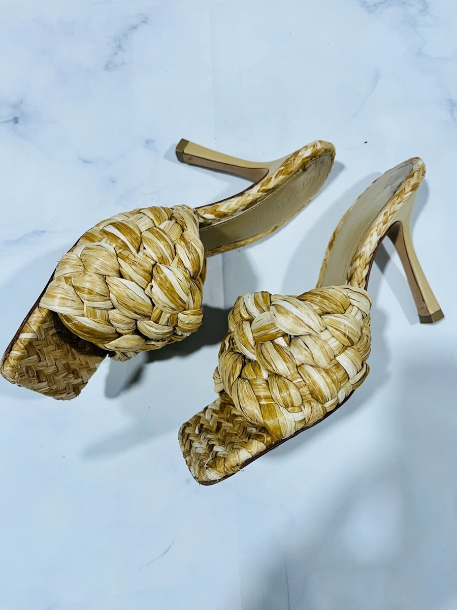 BOTTEGA VENETA $1250 RAFFIA SANDALS SIZE 36 | eBay
