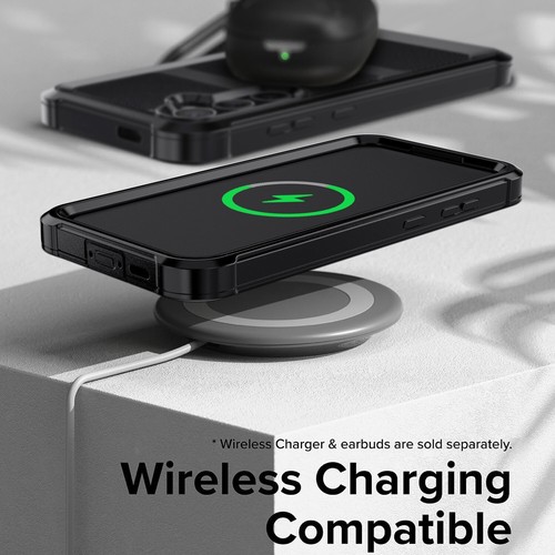 For Samsung Galaxy S23/Plus/FE/Ultra Shockproof Hybrid Case Black Rugged Cover - Picture 9 of 36